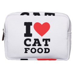 I Love Cat Food Make Up Pouch (medium) by ilovewhateva