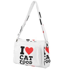 I Love Cat Food Front Pocket Crossbody Bag by ilovewhateva