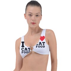 I Love Cat Food Ring Detail Bikini Top by ilovewhateva