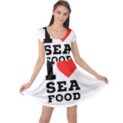 I love sea food Cap Sleeve Dress