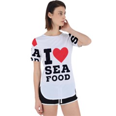 I Love Sea Food Perpetual Short Sleeve T-shirt by ilovewhateva