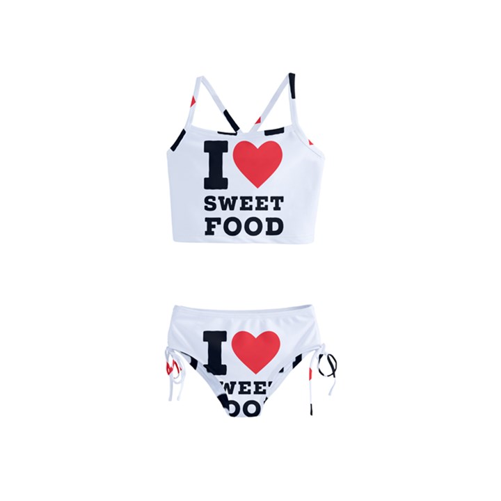 I love sweet food Girls  Tankini Swimsuit