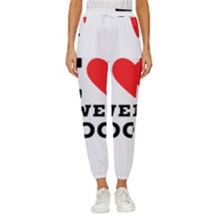 I Love Sweet Food Women s Cropped Drawstring Pants by ilovewhateva