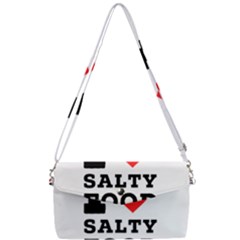 I Love Salty Food Removable Strap Clutch Bag by ilovewhateva