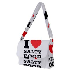 I Love Salty Food Full Print Messenger Bag (m) by ilovewhateva