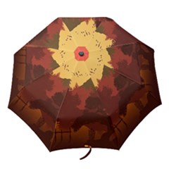 Japan Art Illustration Folding Umbrellas by Grandong