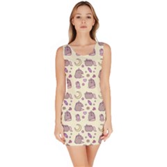 Beautiful Beauty Cartoon Cat Bodycon Dress by Grandong