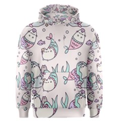 Cartoon Cat Cute Animal Design Drawing Illustration Kawaii Men s Core Hoodie by Grandong