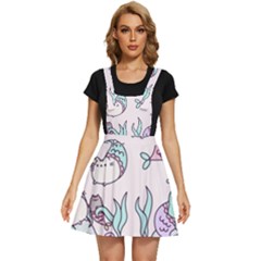 Cartoon Cat Cute Animal Design Drawing Illustration Kawaii Apron Dress by Grandong