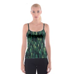 Forest Illustration Spaghetti Strap Top by Grandong