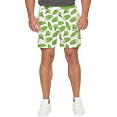 Vegetable Pattern With Composition Broccoli Men s Runner Shorts by Grandong