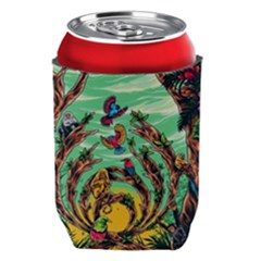 Monkey Tiger Bird Parrot Forest Jungle Style Can Holder by Grandong