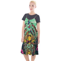 Monkey Tiger Bird Parrot Forest Jungle Style Camis Fishtail Dress by Grandong