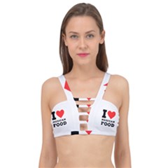 I Love Mexican Food Cage Up Bikini Top by ilovewhateva