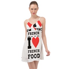 I Love French Food Summer Time Chiffon Dress by ilovewhateva