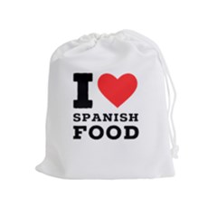 I Love Spanish Food Drawstring Pouch (xl)