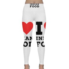 I Love Indian Food Classic Yoga Leggings by ilovewhateva