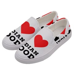 I Love Indian Food Men s Canvas Slip Ons by ilovewhateva