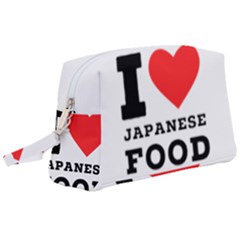 I love Japanese food Wristlet Pouch Bag (Large)