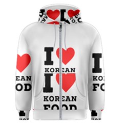 I Love Korean Food Men s Zipper Hoodie by ilovewhateva