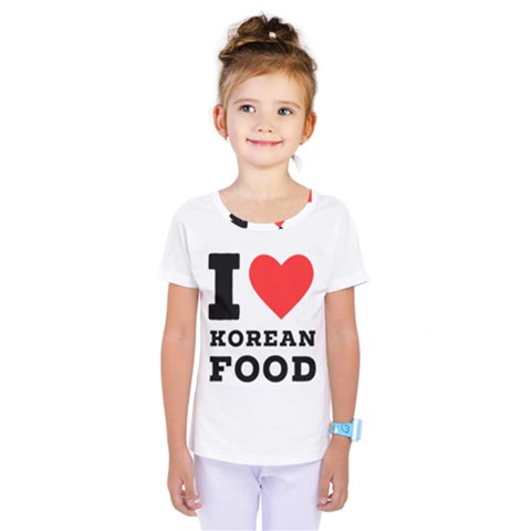 I Love Korean Food Kids  One Piece Tee by ilovewhateva