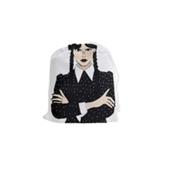 Wednesday Addams Drawstring Pouch (small) by Fundigitalart234