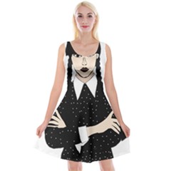 Wednesday Addams Reversible Velvet Sleeveless Dress