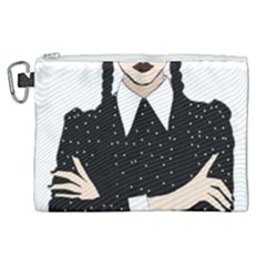 Wednesday Addams Canvas Cosmetic Bag (xl)