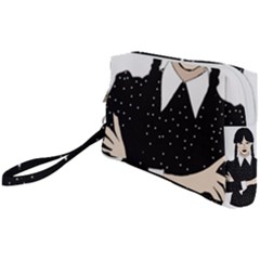 Wednesday Addams Wristlet Pouch Bag (small)