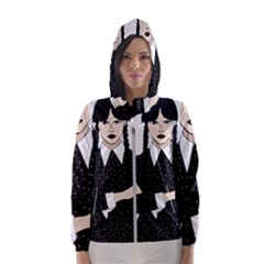 Wednesday Addams Women s Hooded Windbreaker by Fundigitalart234