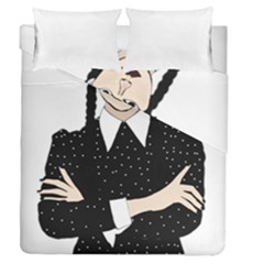 Wednesday Addams Duvet Cover Double Side (queen Size) by Fundigitalart234