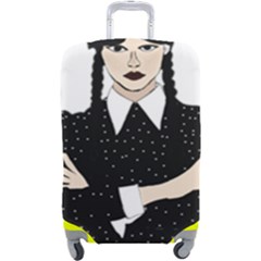 Wednesday Addams Luggage Cover (large) by Fundigitalart234