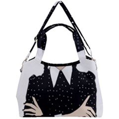 Wednesday Addams Double Compartment Shoulder Bag by Fundigitalart234