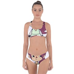 Toca life self made character  Criss Cross Bikini Set