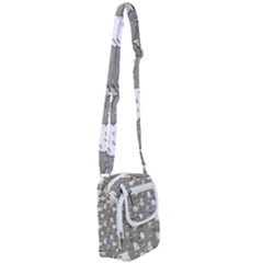 Cute Cat Pattern Cartoon Shoulder Strap Belt Bag by Cowasu