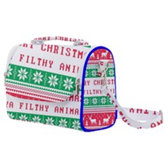 Merry Christmas Ya Filthy Animal Satchel Shoulder Bag by Cowasu