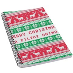 Merry Christmas Ya Filthy Animal 5 5  X 8 5  Notebook