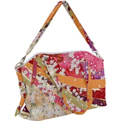 Japanese Kimono Pattern Canvas Crossbody Bag by Cowasu