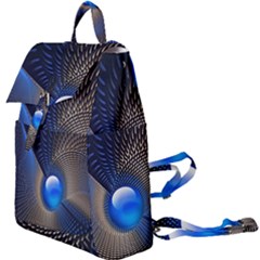 Abstract Background Pattern Buckle Everyday Backpack