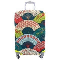 Japanese Fans Bright Pattern Luggage Cover (medium)