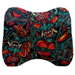 Japanese Graffiti Velour Head Support Cushion