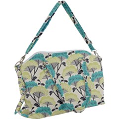 Flora Nature Color Japanese Patterns Canvas Crossbody Bag by Cowasu