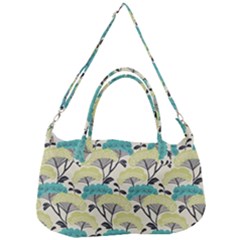 Flora Nature Color Japanese Patterns Removable Strap Handbag by Cowasu