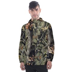 Realtree Camo Seamless Pattern Men s Front Pocket Pullover Windbreaker