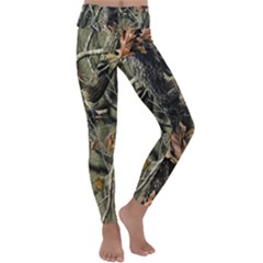 Realtree Camo Seamless Pattern Kids  Lightweight Velour Classic Yoga Leggings