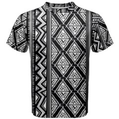 Tribal African Pattern Men s Cotton Tee by Cowasu