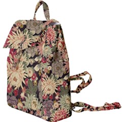 Japanese Flower Art Buckle Everyday Backpack