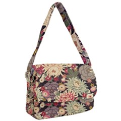 Japanese Flower Art Courier Bag