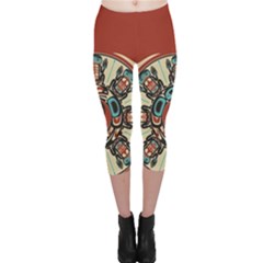 Skull Grateful Dead Phone Gratefuldead Capri Leggings  by Cowasu