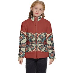 Skull Grateful Dead Phone Gratefuldead Kids  Puffer Bubble Jacket Coat by Cowasu